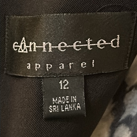 BLACK AND TIGER PRINT DRESS 👗 SIZE 12 - Picture 6 of 9